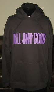 NWT UNDEFEATED UNDFTD ALL GOOD BLACK W/ PURPLE LETTERS LIMITED EDITION 