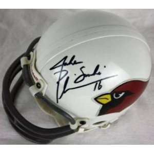  Cardinals Jake The Snake Plummer Signed Mini Helmet Jsa 