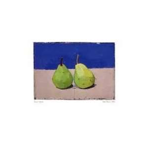   Pears, 1990   Artist Euan Uglow  Poster Size 11 X 15