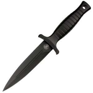  Smith & Wesson   H.R.T. Boot Knife, Stainless, Black Blade 