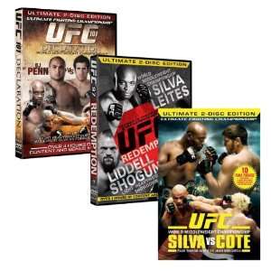 UFC Anderson Silva 3 Fight DVD Set [UFC Events 90 97 & 101 