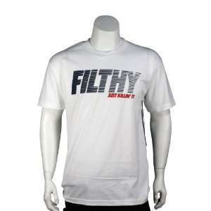  Filthy Dripped Just Killin It Tee White. Size MD Sports 