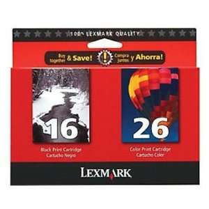 Lexmark 16/26 (10N0202) OEM Genuine Inkjet/Ink Cartridge (Black 
