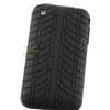new generic app iphone 3g 3gs skin case black tire tread quantity 1 