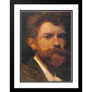   Severin 28x36 Framed and Double Matted Autorretrato