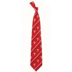 Philadelphia Phillies Woven Silk Necktie   Mens Tie  