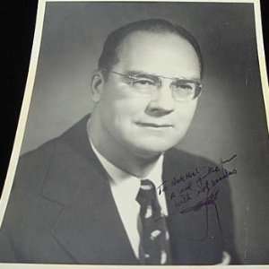  Dan Topping New York Yankees Owner Autographed Vintage 
