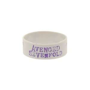  Avenged Sevenfold Purple Death Bat Rubber Bracelet 