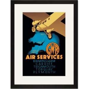  Black Framed/Matted Print 17x23, GWR Air Services