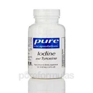  Pure Encapsulations Iodine and Tyrosine 120 Vegetable 