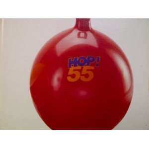  GYMNIC HOP 55 Red Hopping 22 Exercise Ball. Inflate with 