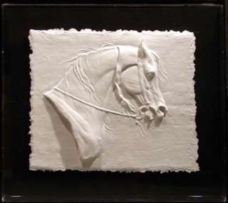 Judy Nordquist Arabesque Horse Paper cast Hand Signed Limited 