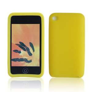    Silicone Case Cover for Apple iPod Touch 4 Yellow J15 Electronics
