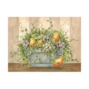  Pears and Hydrangeas by Annie LaPoint. Size 16.00 X 12.00 