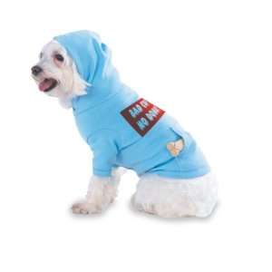BAD COP NO DONUT Hooded (Hoody) T Shirt with pocket for your Dog or 