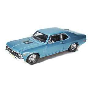  1970 Chevy Nova SS Coupe 1/18 Blue Toys & Games