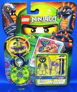 LEGO NINJAGO MASTERS OF SPINJITZU 9569 SPITTA GREEN NINJA MINI FIGURE 