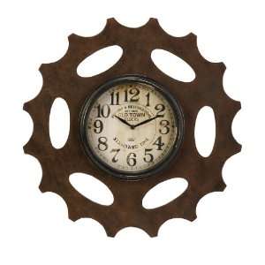  Classic Rusted Gear Wall Clock