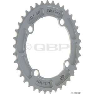  E 13 Guide Ring DH chainring, 104BCD x 38t   silver 
