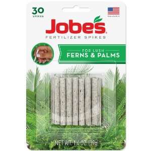  Jobes Fern & Palm Indoor Fertilizer Food Spikes   30 Pack 