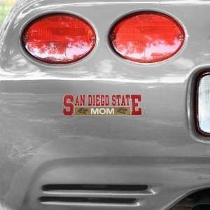  NCAA San Diego State Aztecs Mom Car Decal Automotive