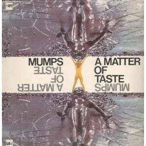   MATTER OF TASTE LP (VINYL) GERMAN MPS 1977 MUMPS (JAZZ GROUP) Music