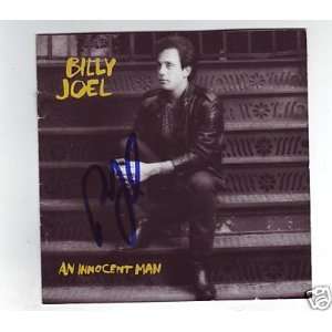  BILLY JOEL signed *AN INNOCENT MAN* cd cover W/COA 