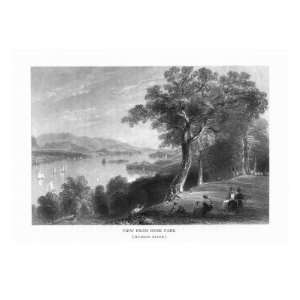   of the Hudson River from the Shore Travel Premium Poster Print, 32x24