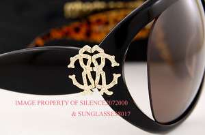 New Roberto Cavalli Sunglasses RC 383 383S U16 BLACK  
