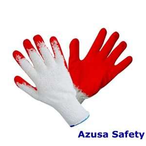  Azusa Safety, L22100C, Red, Palm Latex Coated Gloves, 300 