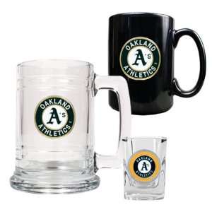    Oakland Athletics Mugs & Shot Glass Gift Set