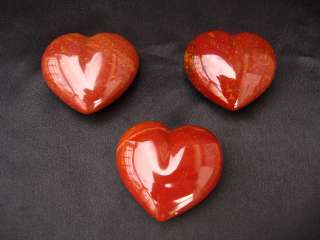 Red Jasper Heart 2 Crystal Healing   Chestnut Jasper  