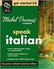 Michel Thomas Method Italian Get Started Kit, 2 CD Program 