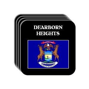 US State Flag   DEARBORN HEIGHTS, Michigan (MI) Set of 4 Mini Mousepad 