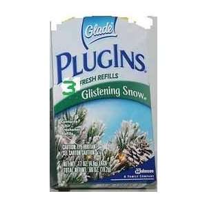  Glade PlugIns Glistening Snow 3 Fresh Refills, Plug Ins 