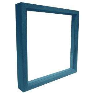  Ocean blue wood stain 12x12 shadow box for your print or 
