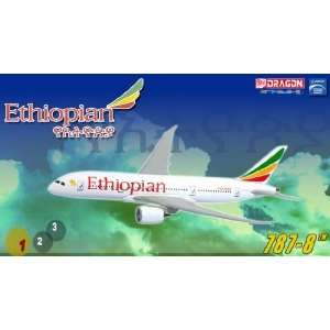   Wings Ethiopian Airlines B787 800 Model Airplane 