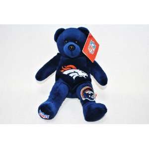   BRONCOS OFFICIAL NFL 8IN BLUE SPECIAL FABRIC FOOTBALL PLUSH TEDDY BEAR