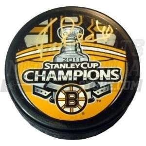  Tuukka Rask Signed Puck   Stanley Cup Champs   Autographed 