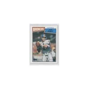  1987 Topps #31   John Elway Sports Collectibles