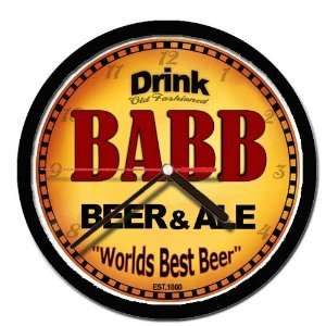 BABB beer and ale wall clock 