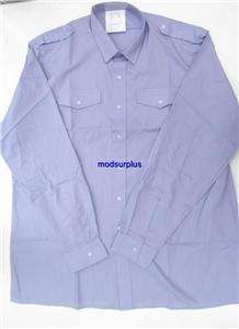 NEW Mens Blue No1 RAF Long Sleeve Uniform Shirt  