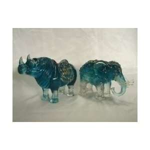  Blue Rhino and 6 Tusks Elephant 