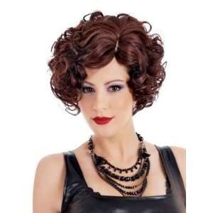 Bundle Vivid Short Layer Bob Burgundy Wig and 2 pack of Pink Silicone 