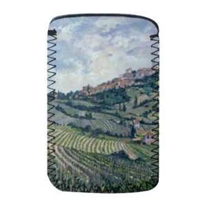  Vineyards, Tuscany (oil on canvas) by   Protective Phone 