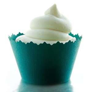 Bermuda Deep Turquoise Blue Cupcake Wrapper   Set of 12   Accent 