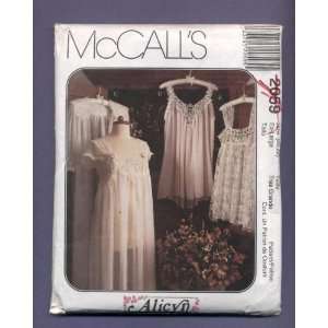  McCalls Nightgown, Robe and Baby Doll Pattern # 2059 