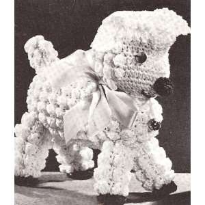  Vintage Crochet PATTERN to make   Baby Lamb Stuffed Animal 