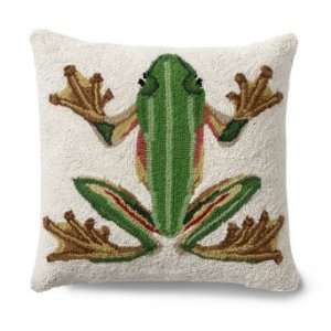  Frog Throw Pillow   Grandin Road