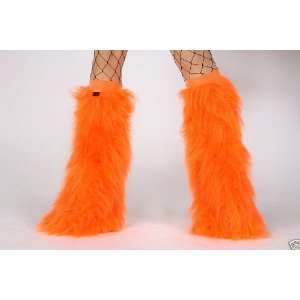  Furry Fluffy Leg Warmer orange Toys & Games